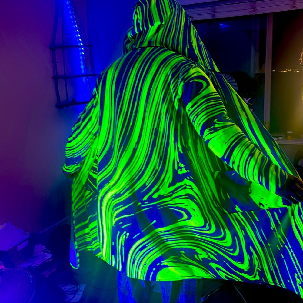 ElectroThreads neon cloak. Not released on store. Have only made 4 of them…